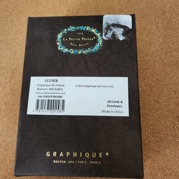 Graphique de France La Petite Presse Thank You Notes - Eiffel Tower - Picture 3 of 4